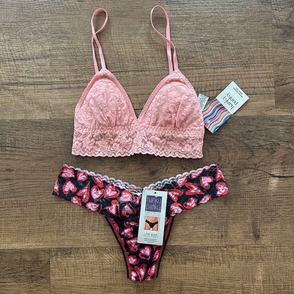 Hanky panky Petite Bralette and thong set New with tags - Picture 1 of 5